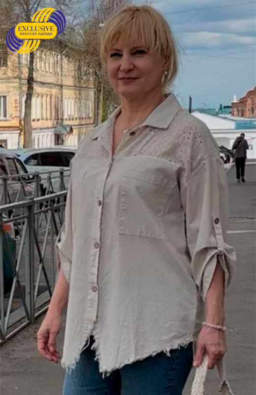 Рубашка хлопковая Rhododendron